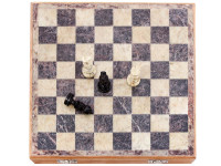 Шахматы 10" (камень+дерево)  Иг10ш